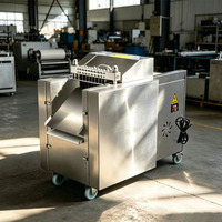 Machine de découpe de viande semi-automatique pour cuisines de restaurants, stands de restauration, transformation de la viande. Haute capacité 200-350 kg/h Mécanique