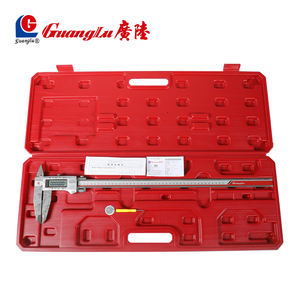 0-500 मिमी स्टेनलेस स्टील डिजिटल वर्नियर कैलिपर डबल ब्लेड इलेक्ट्रॉनिक मापने शासक मोटाई गेज रेंज फाइंडर उपकरण - Product Image 4