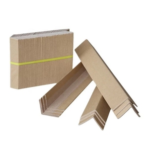 Contenitore per bordi in cartone ondulato marrone impermeabile per scatola di cartone carta con protezione ad angolo e stampa in cartone - Product Image 4