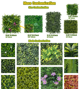 P206 Nouveauté Printemps Feuillage Artificiel en Faux Gazon Naturel, Toile <span class=keywords><strong>de</strong></span> Fond Mixte <span class=keywords><strong>de</strong></span> Plantes Anti-UV, Mur <span class=keywords><strong>de</strong></span> Fond en Gazon Artificiel - Product Image 6