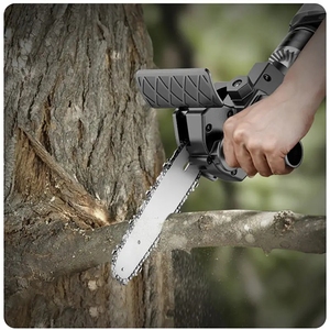 Mini-tronçonneuse de 4 pouces à fixer sur perceuse électrique, tête de scie portable pour la coupe du <span class=keywords><strong>bois</strong></span> et l'élagage des arbres - Product Image 4