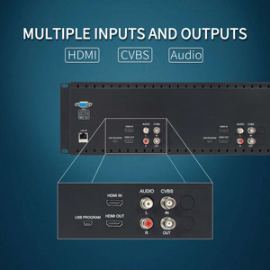 FEELWORLD D71 PLUS-H moniteur de <span class=keywords><strong>montage</strong></span> en rack <span class=keywords><strong>pour</strong></span> la diffusion LCD moniteur de <span class=keywords><strong>montage</strong></span> en rack double 7 "IPS OEM Support écran de démarrage - Product Image 5