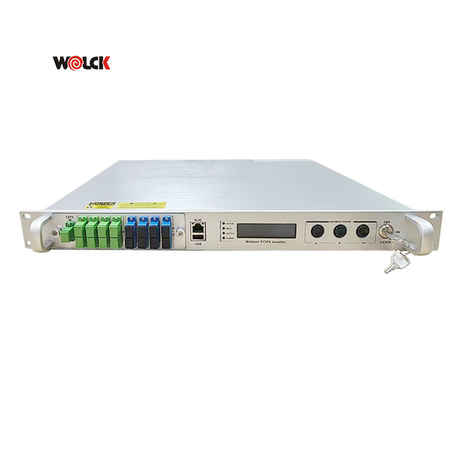 8 Ports EDFA RF Input 1550nm EDFA  20db Output Catv Optical Amplifier With WDM