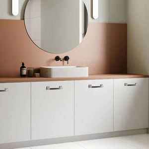 WEKIS 10 Pack 3-3/4 Inch Satin Nickel Square Zinc Alloy Cabinet Handles Brushed Finish for Kitchen Cabinets Drawers & Dressers - Product Image 5