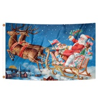 Drapeaux publicitaires d'extérieur, bannières, drapeau national 3x5 pieds, support volant écologique, impression numérique, bannière en polyester, drapeau avec logo personnalisé