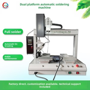Machine <span class=keywords><strong>à</strong></span> <span class=keywords><strong>souder</strong></span> automatique de bureau <span class=keywords><strong>à</strong></span> tête unique et double plateforme pour PCB, <span class=keywords><strong>lampe</strong></span> LED, soudage par points/dragage de fils d'étain, origine Chine - Product Image 3