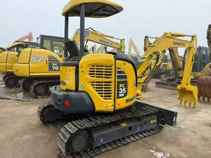 Mini-excavatrice Komatsu PC35MR d'occasion, 3,5 tonnes, pompe hydraulique PLC, composants du moteur à vendre - Product Image 4