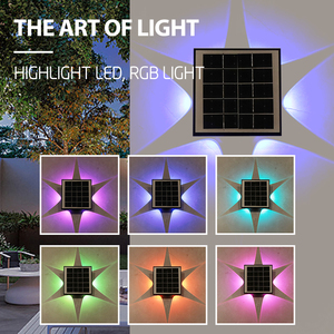 Lampada da parete moderna dal design ad alta efficienza colori rgb che cambiano lampade da parete impermeabili per esterni con luce ledl - Product Image 2
