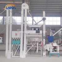 Machine de traitement de riz 1 tonne par heure, ligne de production compacte de rizerie 1000 kg/h, blanchisseur de riz