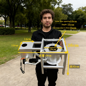 KEEP KAMP 고강도 휴대용 폐유 히터, 무연 연소, 불꽃 조절 가능, 강제 송풍기, 3-4L, 냉간 압연강 - Product Image 5