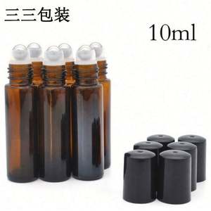 Frascos de Vidrio Ámbar Transparente de 1ml, 2ml, 3ml, 5ml, 10ml, 15ml con Rodillo Metálico para Aceites Esenciales y Perfumes, Personalizables con Estampado en Caliente - Product Image 2