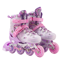 Patins à roulettes ajustables Ruidongle pour enfants débutants avec freinage sécurisé, rembourrage doux, roues lumineuses, faible MOQ