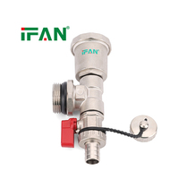 IFAN Vanne de purge d'air en laiton fiable pour chauffage par le sol, conception anti-fuite
