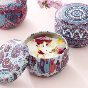 Hot Bán Hàng Du Lịch Quà Tặng Không Khói Thơm Nến Sáp Đậu Nành Tin Jar Hoa Thơm Nến Trong Số Lượng Lớn - Product Image 6