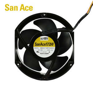 พัดลม SANYO DENKI San Ace รุ่น 9WG5748P5H001 แบบลูกปืนพลาสติก ขนาด 172*150*51 มม. 48VDC 78.0W 1.62A 410CFM 6500 รอบต่อนาที สำหรับเซิร์ฟเวอร์ อุปกรณ์โทรคมนาคม แบบแกน - Product Image 1