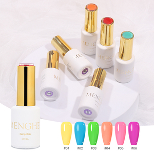 Esmalte de gel fluorescente <span class=keywords><strong>para</strong></span> uñas, barniz de uñas <span class=keywords><strong>semipermanente</strong></span> UV LED, Etiqueta Privada, neón - Product Image 4