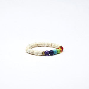 Bracelet en pierre volcanique multicolore, 8mm, en pierre naturelle, perles, bijoux cadeau pour femmes - Product Image 3