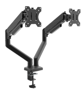 Cần đỡ màn hình kép mới, 10-30 inch, kim loại, giá đỡ màn hình máy tính, cần đỡ màn hình kép với lò xo khí cân bằng, nghiêng 90 độ - Product Image 1