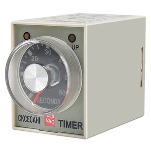 Ah3 2 ไทม์รีเลย์ 5A 250VAC SPDT ตัวตั้งเวลาหน่วงเวลาเปิดเครื่อง AC DC แบบติดตั้งบนราง DIN - Product Image 2