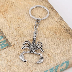 Chaveiro Vintage de Metal Escorpião Punk Gótico, Pingente de Animal para Homens, Suporte de Chave para Carro e Bolsa, Joia de Presente, Atacado - Product Image 2
