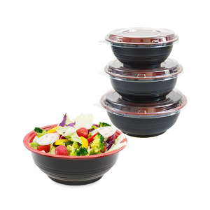 Bol en PP en gros OEM, bol à ramen <span class=keywords><strong>japonais</strong></span>, qualité alimentaire, micro-ondable, bols jetables avec couvercles - Product Image 5