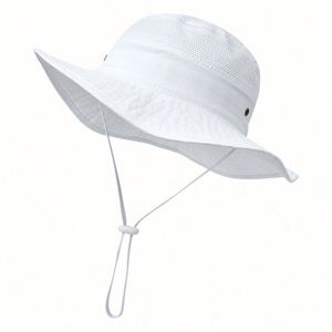 Chapeaux Bob Personnalisés en Gros avec Logo, Protection Solaire en Maille, Respirants, Séchage Rapide, Casquettes Ajustables pour Enfants - Product Image 5