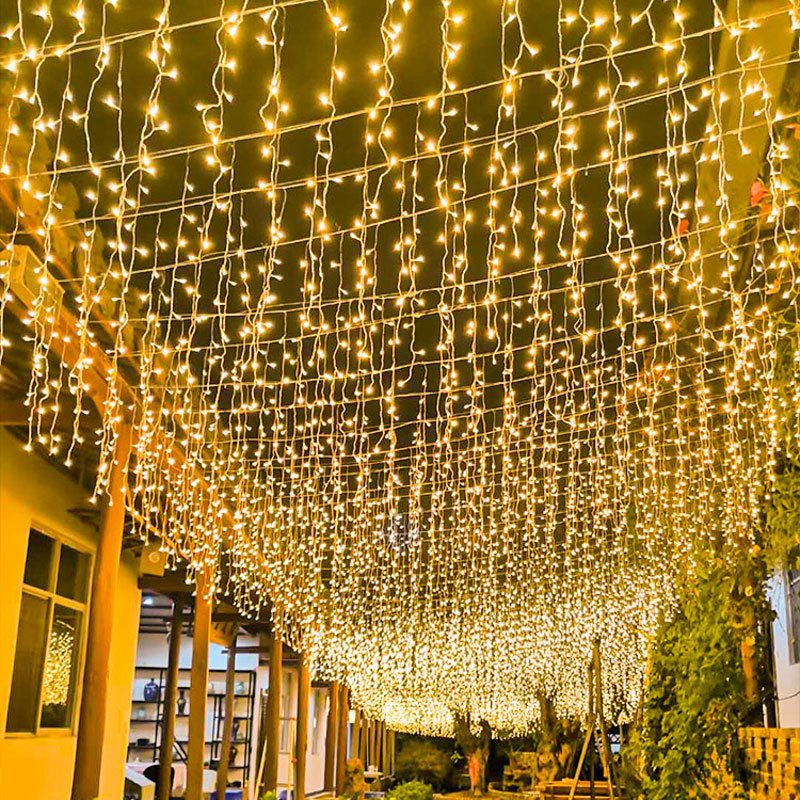 Gees Star LED Curtain Lights - Outdoor Wedding Christmas Party String Lights