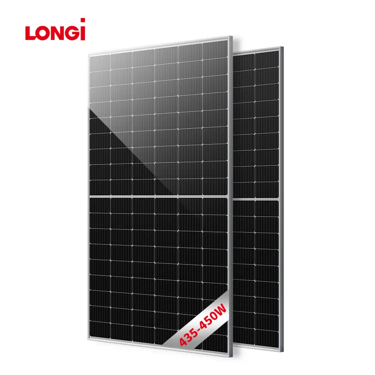 Monocrystalline Painel Solar 400W 425W 450W 500W 550W 600W 670W Painel Solar Fotovoltaica PV Longi Módulo Vertex S Preço