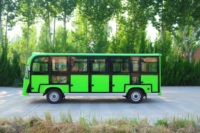 Minibús de golf eléctrico de 9-23 asientos, vehículo de pasajeros de área escénica con aire acondicionado para hacer turismo