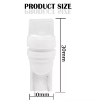 T10 W5W 194 168 Céramique 3D LED Lampe de Plaque d'Immatriculation de Voiture Rouge Jaune Blanc 501 Auto Dôme Instrument Lumière Wedge Ampoule