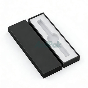 Emballage de cartouche en carton de luxe OEM, résistant aux enfants, de qualité alimentaire, en papier d'art, 0,5 ml 1 ml, gaufrage, étanche, magnétique - Product Image 1