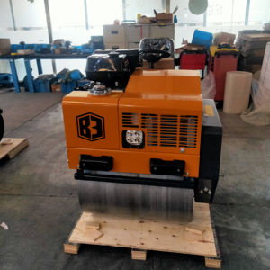 Fabrika 850kg binmek yol silindiri asfalt çift davul actor ktör sürücü <span class=keywords><strong>Tandem</strong></span> vibrasyonlu silindir Mini iki çelik tekerlek silindiri - Product Image 2