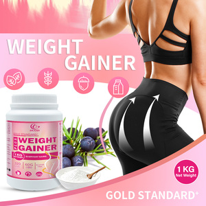 DUOZI <b>Weight</b> <b>Gainer</b> 1kg High Calorie <b>Protein</b> <b>Powder</b> for Muscle Mass Gain Bulk Up OEM ODM Private Label Dietary Supplement - Product Image 3