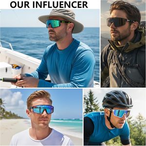 Gafas de Sol Deportivas con Logotipo Personalizado OEM, Diseño de Lente de una Pieza para Hombres y Mujeres, Gafas de Sol para Correr, Ciclismo y Actividades al Aire Libre - Product Image 6