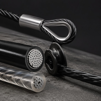 Câble en acier non allié SOLITE 3 mm, revêtu de nylon, 7x19, norme GB, pour équipement de fitness, système de contrôle de machine
