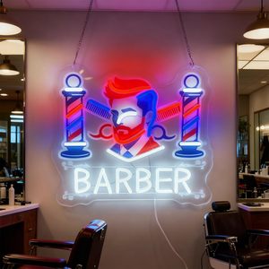 Barber Letreros Neon LED dimmable USB powered ambient <b>light</b> store <b>window</b> decoration <b>light</b> street indicator <b>light</b> landscape <b>light</b> - Product Image 5