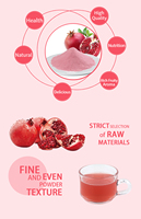 EU&NOP Biologische Voedingsmiddelenklasse Instant Granaatappel Aroma Poeder Granaatappelsap Concentraat en Fruitextract