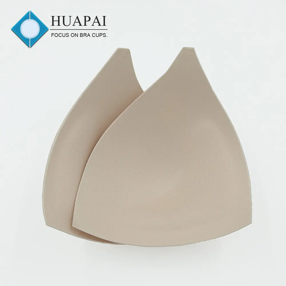 Huapai E38-02 new product push up triangle bra padding for swimsuit