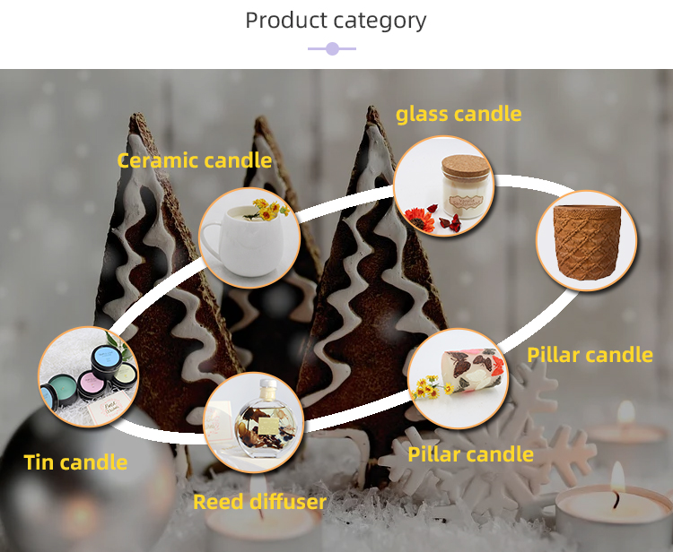 Aroma Home Colorful Layered Gradient Scented Paraffin wax candle 4