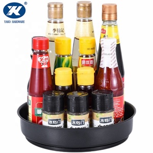 Spinning Large Metal Spice Tray Organizador Cocina <span class=keywords><strong>Lazy</strong></span> <span class=keywords><strong>Susan</strong></span> Giratorio Tocadiscos - Product Image 3
