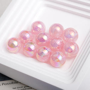 Perles acryliques motif dentelle imprimée gelée pour collier et bracelet à bricoler soi-même bijoux décorer vos propres pièces conception de perle imprimée unique - Product Image 3