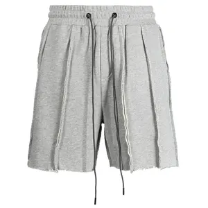 شورتات قصيرة كلاسيكية مخصصة صيفية مغسولة بالحمض من Finch Garment شورتات قصيرة رجالي للجري قصيرة وخياطة لكرة السلة