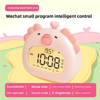 Axolotl horloge de Table intelligente Rechargeable LED veilleuse alarme affichage numérique éclaircit chambre Quartz électronique pour un usage domestique