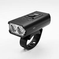 Feux avant/arrière de vélo transfrontaliers conçus en ABS, rechargeables par USB, haute luminosité, étanches, alimentés par batterie pour la conduite nocturne en montagne