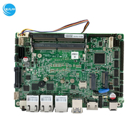 15x10CM Motherboard ITX Mini industri, penyimpanan memori Intel Chipset I7/I3 CPU Desktop LVDS asli