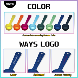 Usine manche court petit pot cuillère 304 acier inoxydable lait en poudre <span class=keywords><strong>café</strong></span> protéine poudre cuillère cuillère à mesurer - Product Image 4