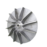 Impeller de pompe à eau centrifuge flexible ouvert en fonte polie pour boues avec garantie d'un an