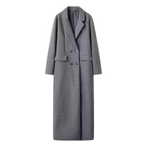<span class=keywords><strong>Trench</strong></span> da <span class=keywords><strong>Donna</strong></span> a Doppio Petto a Maniche Lunghe Casual e alla Moda <span class=keywords><strong>Grigio</strong></span> con Collo a Revers Fodera in Lana Imbottito in Piuma Poliestere per Adulti - Product Image 1