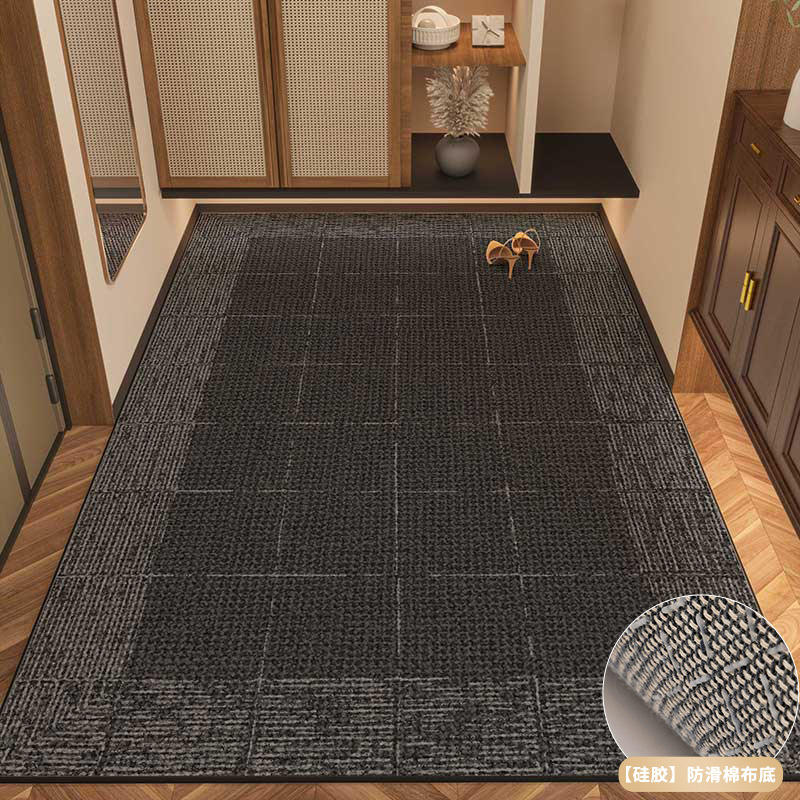 Texture imitation chanvre cimeterre - Nanling noir