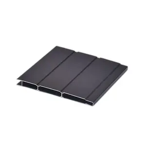 Anodized Black Aluminum Profile Aluminum Cover Plate Rolling Shutter Door Aluminium Profile